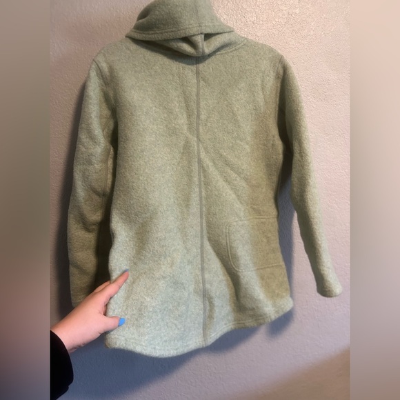 Smartwool Women's Hudson Trail Fleece Pullover size Small in Light Jade - Picture 8 of 12